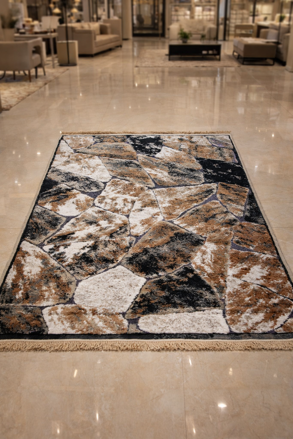 Anatolian Stone Silk Rug ( AL00023)