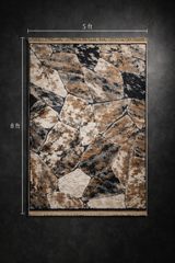Anatolian Stone Silk Rug ( AL00023)